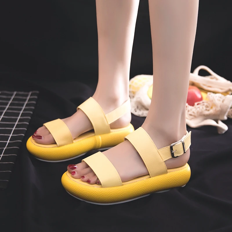 Summer Ladies Sandals Comfortable PU Women Platform Shoes Thick Heel Beach Sandals sandalia feminina 35-40 1172w
Summer Ladies Sandals Comfortable PU Women Platform Shoes Thick Heel Beach Sandals sandalia feminina 35-40 1172w