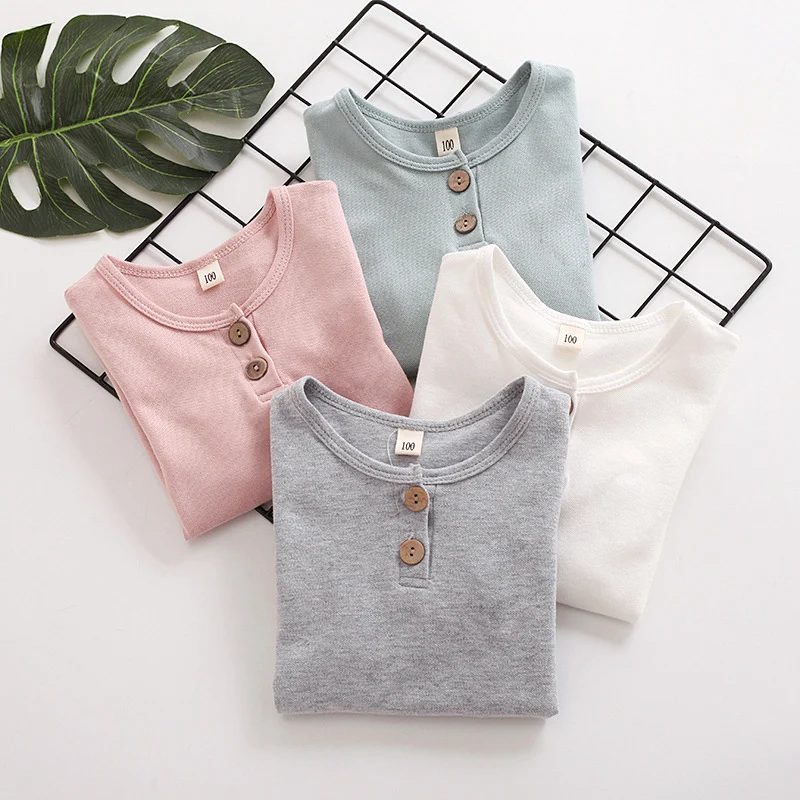 2019 Summer Kids T-shirts Embroidery Children's Wear 100% Cotton High Quality Front Door Nail Button Short Sleeve Boy Girls Tees
2019 Summer Kids T-shirts Embroidery Children's Wear 100% Cotton High Quality Front Door Nail Button Short Sleeve Boy Girls Tees