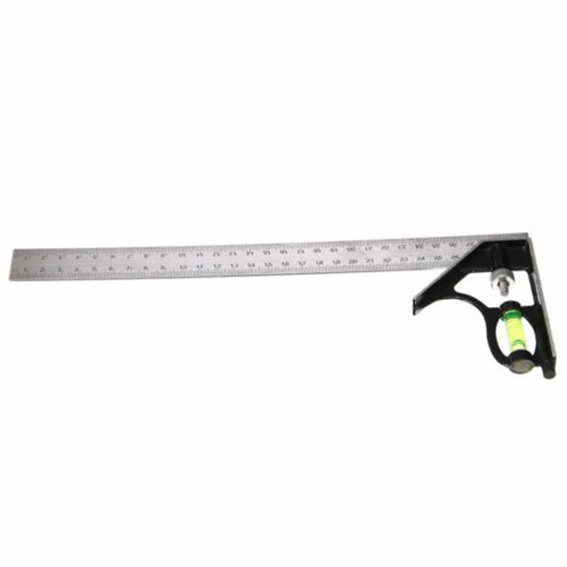 90 Degree 300mm Combination Angle Square Metric Adjustable Ruler Level Gauge Tool
90 Degree 300mm Combination Angle Square Metric Adjustable Ruler Level Gauge Tool