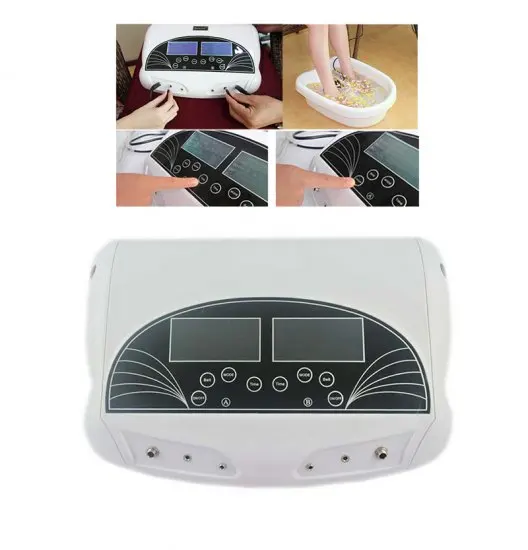 Professional Dual LCD Ion Detox Ionic Foot Bath Spa Cleanse Machine Infrared Belt Large LCD
Professional Dual LCD Ion Detox Ionic Foot Bath Spa Cleanse Machine Infrared Belt Large LCD