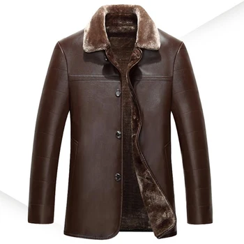 Thick Warm Winter Mens Fur Leather Jackets Windbreaker For Men Rabbit Fur Collar Faux Fur Leather Jackets Brand Designer C1248
Thick Warm Winter Mens Fur Leather Jackets Windbreaker For Men Rabbit Fur Collar Faux Fur Leather Jackets Brand Designer C1248