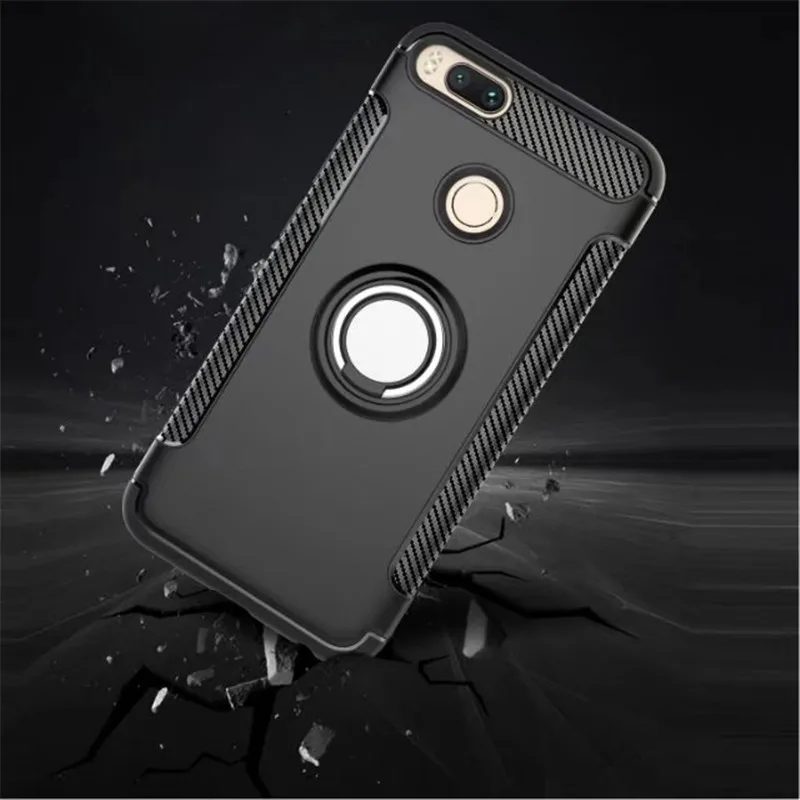 Anti-knock Soft Silicone PC Back Cover Cases For Xiaomi Mi 5X A1 Mobile Phone Case With Ring Bracket
Anti-knock Soft Silicone PC Back Cover Cases For Xiaomi Mi 5X A1 Mobile Phone Case With Ring Bracket