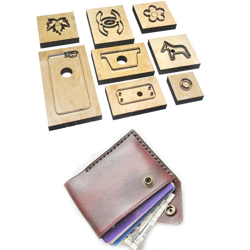 Japan Steel Blade DIY Leather Craft Card Holder Die Cutting Knife Mould Template Punch Tool Wooden Die Set 100x70mm
Japan Steel Blade DIY Leather Craft Card Holder Die Cutting Knife Mould Template Punch Tool Wooden Die Set 100x70mm