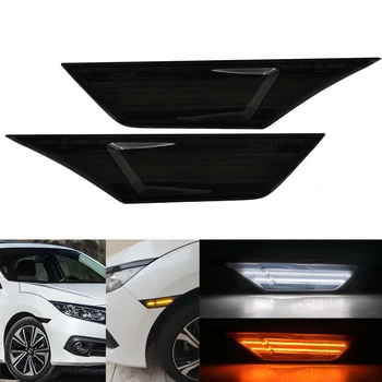 For Honda Civic 2016 2017 2018 2019 Smoke Lens Cree Chip LED Lights Signal Side Marker Lamps
For Honda Civic 2016 2017 2018 2019 Smoke Lens Cree Chip LED Lights Signal Side Marker Lamps