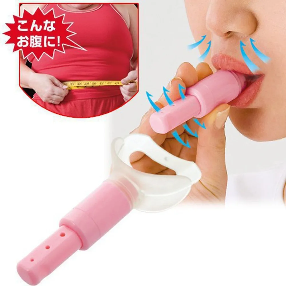 

Portable 3 Stages Abdominal Respirator Breathing Exerciser Slimming Waist Face Lose Weight Increase Lung Capacity Trainer