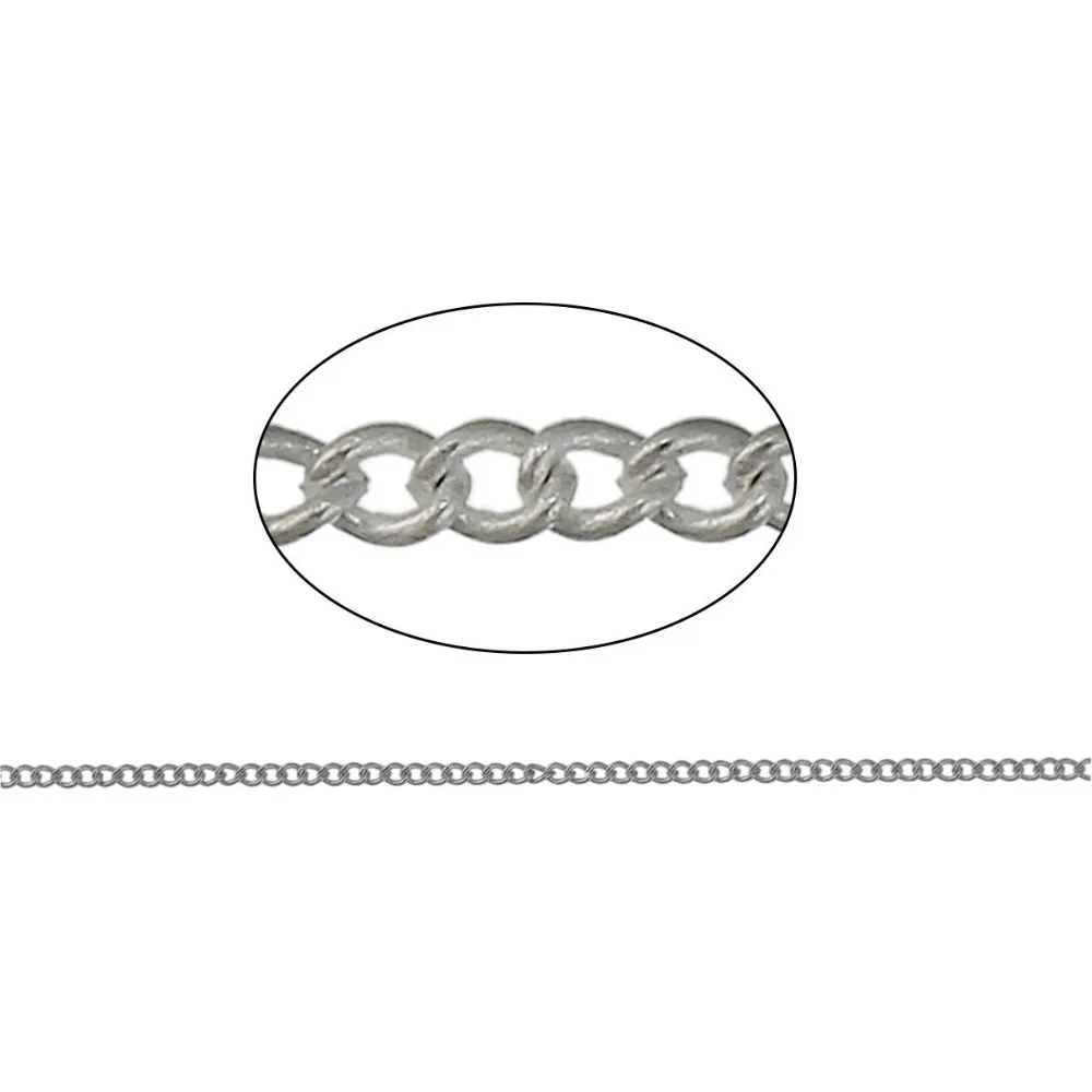 DoreenBeads 2018 Copper Silver Color Soldered Link Curb Chain Findings Fashion DIY Jewelry Making Components 1.5x1mm, 3 M
DoreenBeads 2018 Copper Silver Color Soldered Link Curb Chain Findings Fashion DIY Jewelry Making Components 1.5x1mm, 3 M