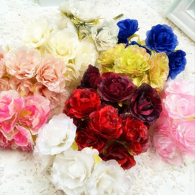6 PCS (10 cm/a beam) simulation of artificial silk rose bouquets of flowers/wedding decoration wreath of DIY gift box collage
6 PCS (10 cm/a beam) simulation of artificial silk rose bouquets of flowers/wedding decoration wreath of DIY gift box collage