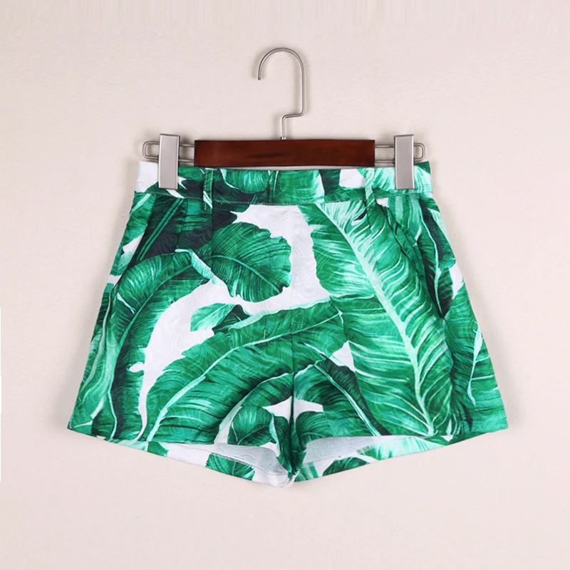 Customize Summer Fashion Women Plus Size 3XS-10XL Short Pants Ladies Casual Celebrity Runway Green Banana Leaves Print Shorts
Customize Summer Fashion Women Plus Size 3XS-10XL Short Pants Ladies Casual Celebrity Runway Green Banana Leaves Print Shorts
