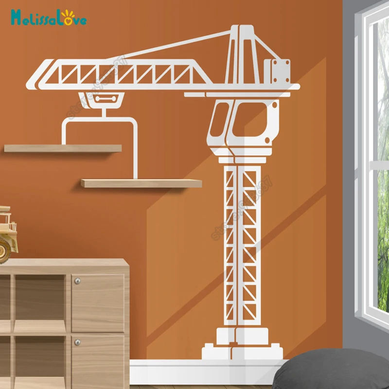 Creative Photo Frame Decoration Crane Sticker Derrick Decal Vinyl Wall Home Decor Baby Room Removable Vinyl Wall Sticker SK016
Creative Photo Frame Decoration Crane Sticker Derrick Decal Vinyl Wall Home Decor Baby Room Removable Vinyl Wall Sticker SK016