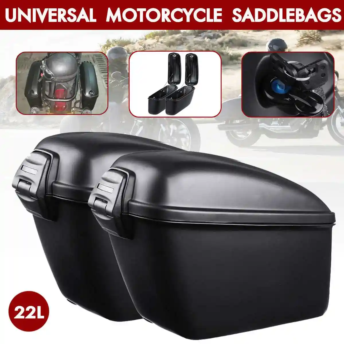 universal hard saddlebags
