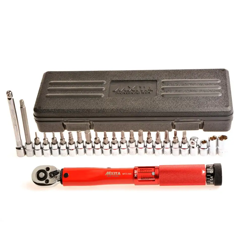Bicycle Adjustable Torque Wrench Allen Key Tool Socket Set Kit 2-24Nm Tool Steel Repair Hand Tool Set Multifunction Tools
Bicycle Adjustable Torque Wrench Allen Key Tool Socket Set Kit 2-24Nm Tool Steel Repair Hand Tool Set Multifunction Tools