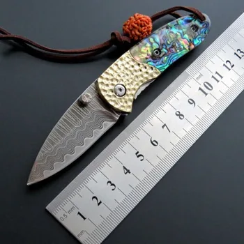 Hot Tactical knives Damascus+Natural abalone shell handle Camping Survival Hunting Knife portable Pocket Knives EDC tool
Hot Tactical knives Damascus+Natural abalone shell handle Camping Survival Hunting Knife portable Pocket Knives EDC tool