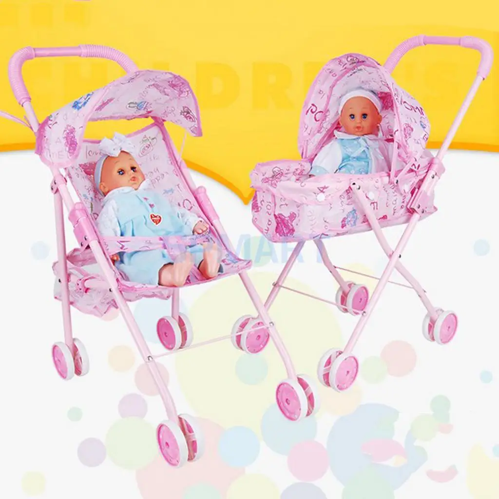 Simulation Baby Toddler Stroller Pushchair ABS Plastic Furniture Toy for 9-12inch Reborn Doll Supplies
Simulation Baby Toddler Stroller Pushchair ABS Plastic Furniture Toy for 9-12inch Reborn Doll Supplies