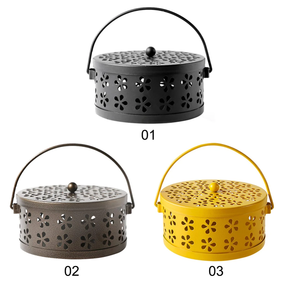 Mosquito Coil Holder Retro Mosquito Incense Burner Metal Incense Burner Holder for Home and Camping Garden
Mosquito Coil Holder Retro Mosquito Incense Burner Metal Incense Burner Holder for Home and Camping Garden