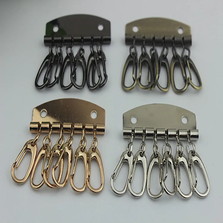 4pcs 6 Hooks Metal Patchwork Key Sewing Ring Holders Metalware DIY Wallet Bag Handmade Sewing Leather Key Chain Ring Hook Buckle
4pcs 6 Hooks Metal Patchwork Key Sewing Ring Holders Metalware DIY Wallet Bag Handmade Sewing Leather Key Chain Ring Hook Buckle