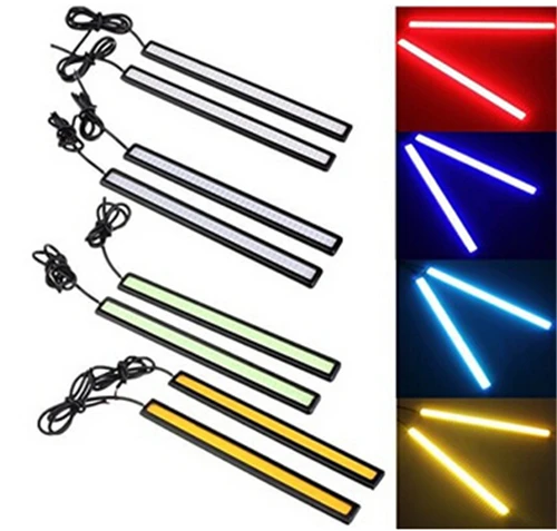 2pc LED COB daytime running lights 14CM super bright Led daytime running lights strip Ultra-thin waterproof driving lights strip
2pc LED COB daytime running lights 14CM super bright Led daytime running lights strip Ultra-thin waterproof driving lights strip