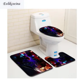 Free Shipping 3pcs Night Club Blue Racing Car Banyo Bathroom Carpet Toilet Bath Mats Set Pad Tapis Salle De Bain Alfombra Bano
Free Shipping 3pcs Night Club Blue Racing Car Banyo Bathroom Carpet Toilet Bath Mats Set Pad Tapis Salle De Bain Alfombra Bano