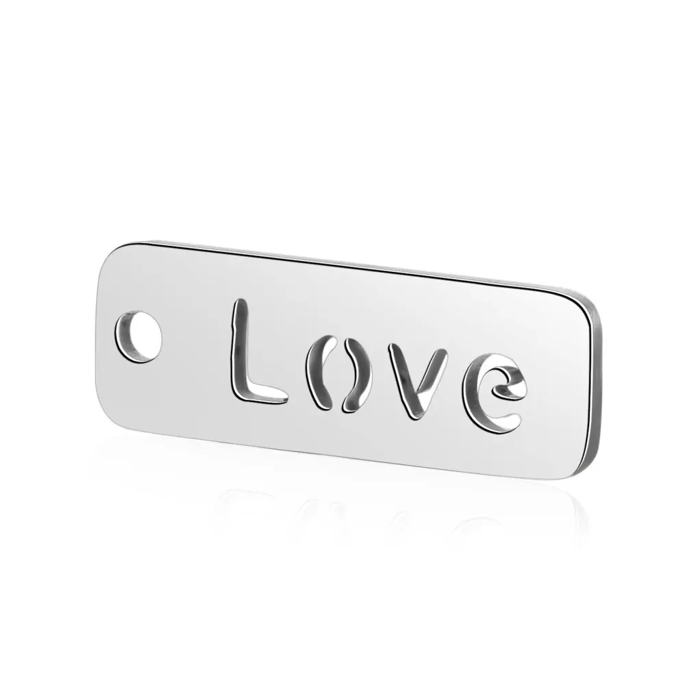 HPXmas 17x6mm 5pcs/lot Square Polished Titanium Steel Necklace carved Letter Pendant Charm Making Jewelry Necklace Accessory C64
HPXmas 17x6mm 5pcs/lot Square Polished Titanium Steel Necklace carved Letter Pendant Charm Making Jewelry Necklace Accessory C64