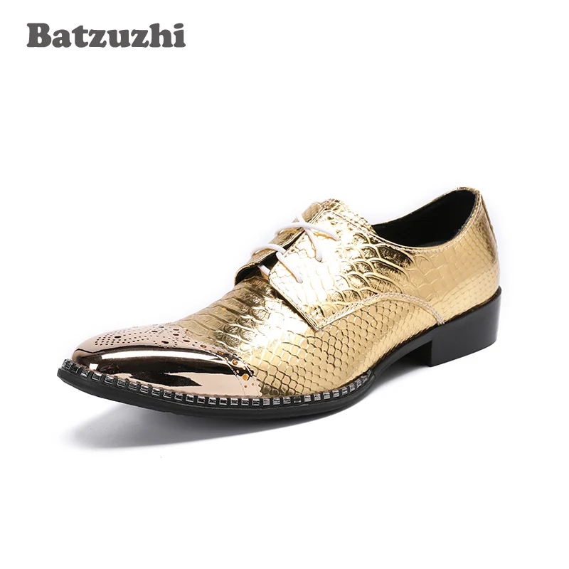 Batzuzhi Italian Type Handmade Men's Shoes Luxury Genuine Leather Shoes Pointed Toe Men Party and Wedding Dress Shoes, EU38-46
Batzuzhi Italian Type Handmade Men's Shoes Luxury Genuine Leather Shoes Pointed Toe Men Party and Wedding Dress Shoes, EU38-46
