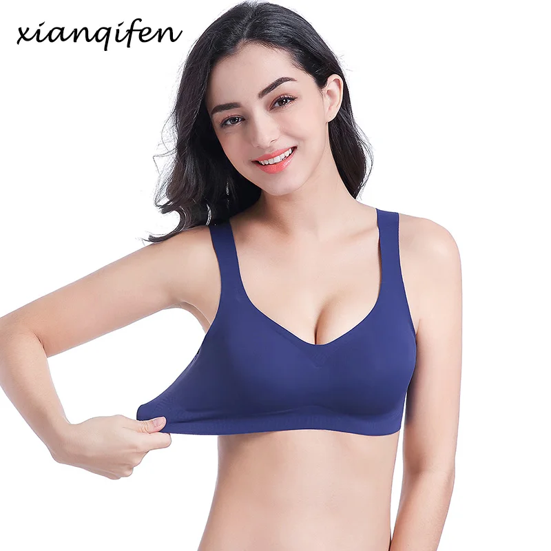Xianqifen 2019 Seamless underwear bras for women sexy bralette sleeping brassiere girl padded Push up vest BH sports intimates
Xianqifen 2019 Seamless underwear bras for women sexy bralette sleeping brassiere girl padded Push up vest BH sports intimates
