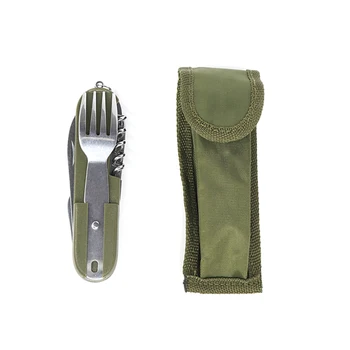 Folding Portable Stainless Steel Camping Cookware Spoon Fork Bottle Opener Multifunctional Tool Survival Durable Survival kit
Folding Portable Stainless Steel Camping Cookware Spoon Fork Bottle Opener Multifunctional Tool Survival Durable Survival kit