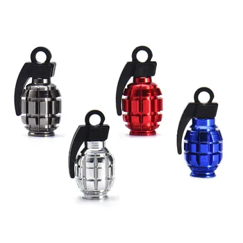 4Pcs Car Truck Motorcycle Bike Valve Cap Grenade Design Aluminum Alloy Car Tire Wheel Valve Stem Caps Accessories Car-styling
4Pcs Car Truck Motorcycle Bike Valve Cap Grenade Design Aluminum Alloy Car Tire Wheel Valve Stem Caps Accessories Car-styling