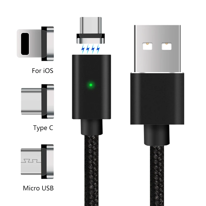 ASINA 3 In 1 Magnetic USB Cable Type-C Nylon Braided Fast Charging Data Sync Micro USB Cables With LED For iPhone Samsung Xiaomi
ASINA 3 In 1 Magnetic USB Cable Type-C Nylon Braided Fast Charging Data Sync Micro USB Cables With LED For iPhone Samsung Xiaomi