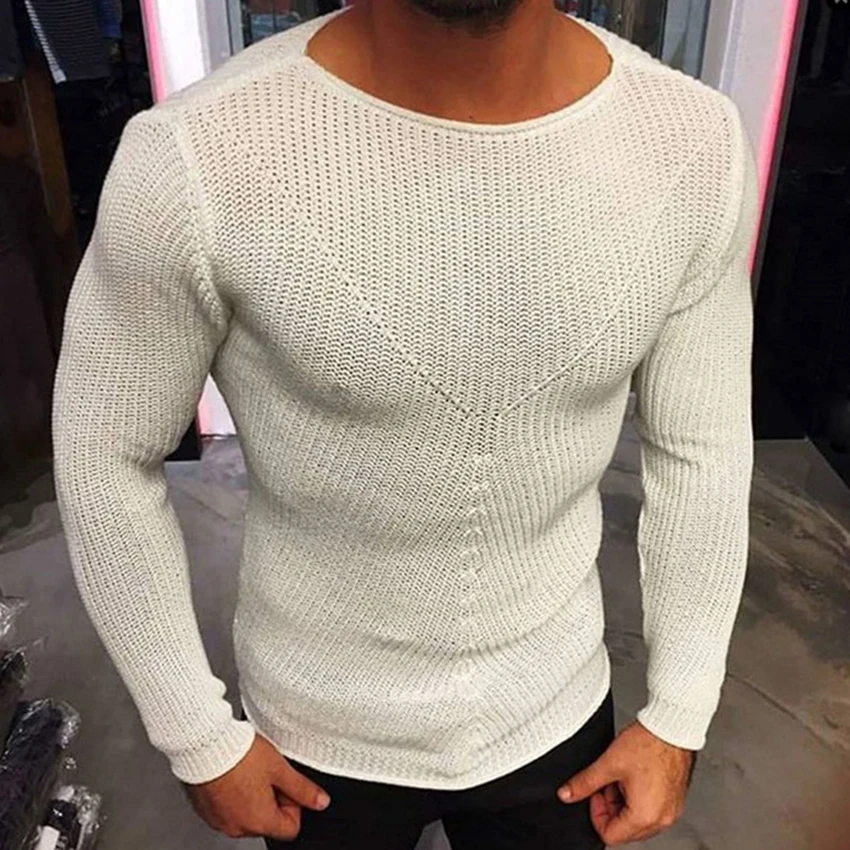 Men's Wear New Round Collar Pullover Knitted Sweater Mens Pullover Striped Sweaters Men Clothes Autumn Winter Clothes
Men's Wear New Round Collar Pullover Knitted Sweater Mens Pullover Striped Sweaters Men Clothes Autumn Winter Clothes
