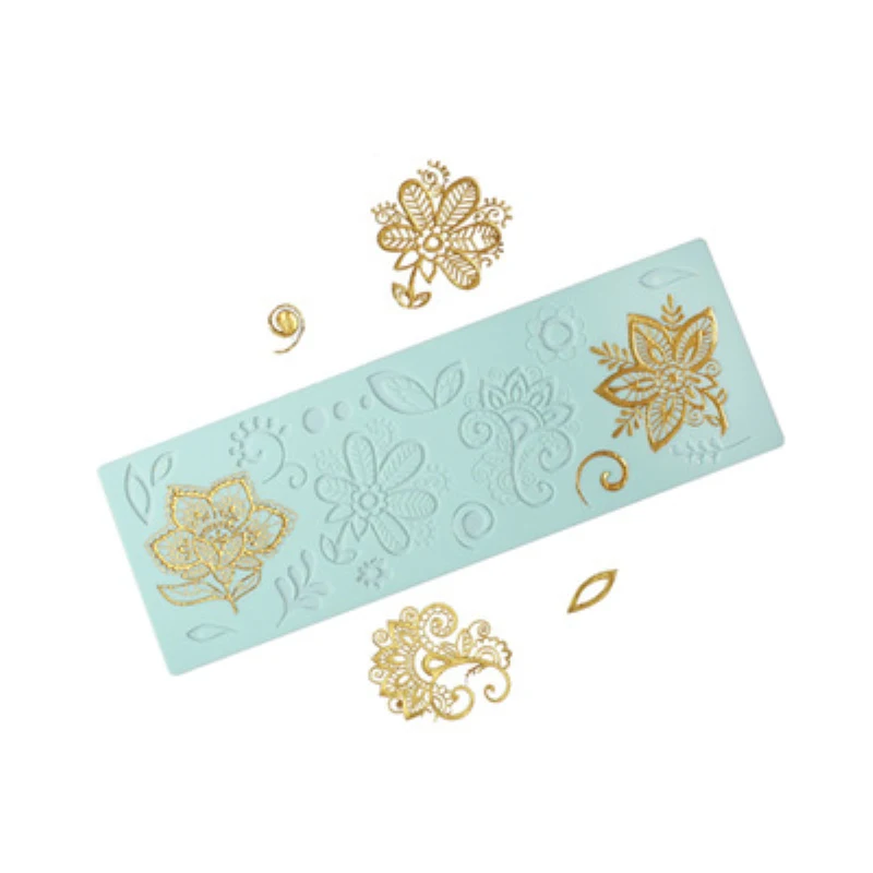 Silicone Mold Flower 3D Fondant Mould Mat For Wedding Cake Decoration DIY Baking Tools Sugarcraft
Silicone Mold Flower 3D Fondant Mould Mat For Wedding Cake Decoration DIY Baking Tools Sugarcraft