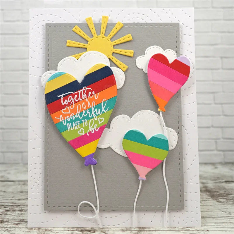 YaMinSanNiO Hearts Balloons Metal Cutting Dies Love Dies Craft Card Embossing Stencil Scrapbooking 2019
YaMinSanNiO Hearts Balloons Metal Cutting Dies Love Dies Craft Card Embossing Stencil Scrapbooking 2019