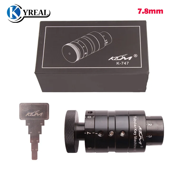 New Klom Car Tubular Key Cutter Machine 7.8mm Key Cutting Machine Locksmith Tools for Auto Tool
New Klom Car Tubular Key Cutter Machine 7.8mm Key Cutting Machine Locksmith Tools for Auto Tool