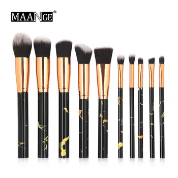 MAANGE 10pcs Marble Partten Makeup Brush for Cosmetic Powder Foundation Eyeshadow Lip Make up Brushes Set Beauty Tool with bag
MAANGE 10pcs Marble Partten Makeup Brush for Cosmetic Powder Foundation Eyeshadow Lip Make up Brushes Set Beauty Tool with bag