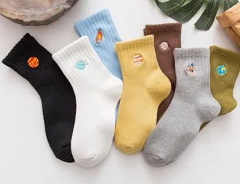 120pairs/lot winter warm women cartoon universe embroidery planet sock/rocket&star sock
120pairs/lot winter warm women cartoon universe embroidery planet sock/rocket&star sock