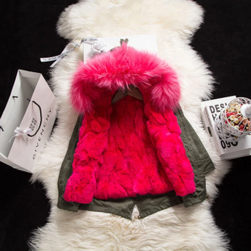 Winter Coat Real rabbit Fur Parkas Kids Raccoon fur Outwear Coats Boys Girls Rabbit Fur Detachable Lining jacket
Winter Coat Real rabbit Fur Parkas Kids Raccoon fur Outwear Coats Boys Girls Rabbit Fur Detachable Lining jacket