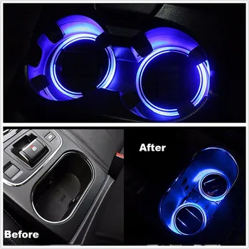 2 Pcs Solar Car Cup Holder With LED Light Bottom Mat Pad Cover Lamp Bottle Drinks Coaster F-Best
2 Pcs Solar Car Cup Holder With LED Light Bottom Mat Pad Cover Lamp Bottle Drinks Coaster F-Best