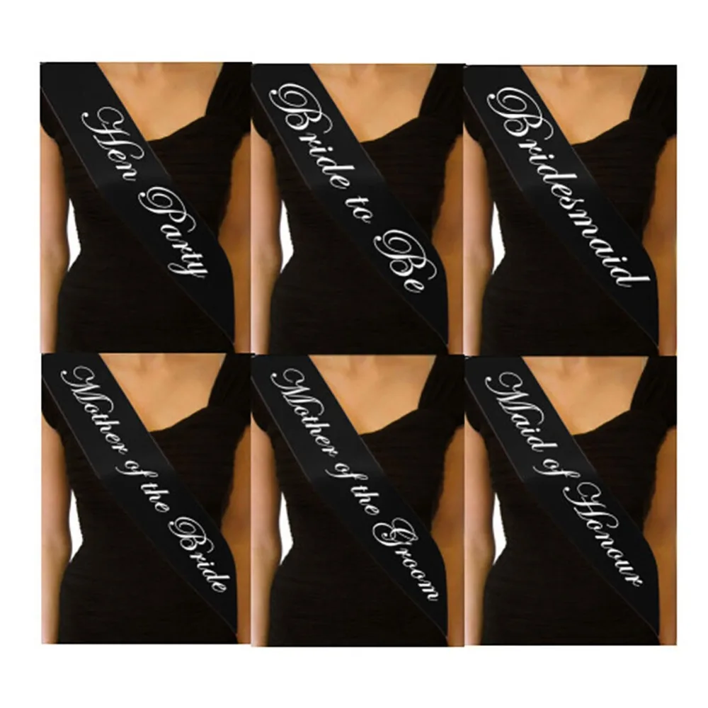Single Satin Shoulder Bags Single Party Black Etiquette Strap Black Hen party sash Party supplies DIY Wending Decoration
Single Satin Shoulder Bags Single Party Black Etiquette Strap Black Hen party sash Party supplies DIY Wending Decoration