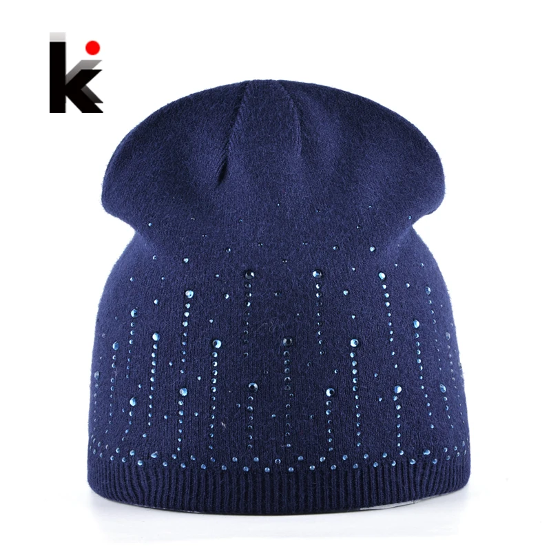 2018 Female Diamond Beanies Hat Autumn And Winter Knitted Rabbit Wool Cap Women Rhinestone Knitting Skullies Hats For Ladies
2018 Female Diamond Beanies Hat Autumn And Winter Knitted Rabbit Wool Cap Women Rhinestone Knitting Skullies Hats For Ladies