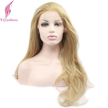 Yiyaobess Blonde Lace Front Wig Synthetic Hair Styles Heat Resistant Long Wavy Wigs For African American Women
Yiyaobess Blonde Lace Front Wig Synthetic Hair Styles Heat Resistant Long Wavy Wigs For African American Women