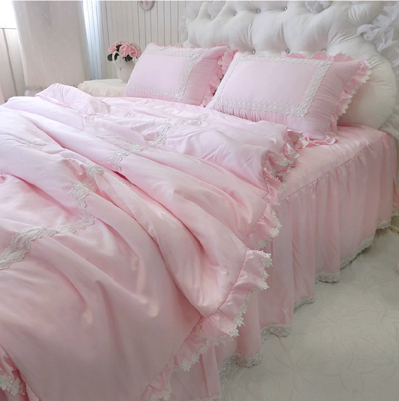 SALE!!! 4pcs/set modal bedding set soft lace ruffle quilted duvet cover embroidery bedspread bedskirt wedding decoration bedding
SALE!!! 4pcs/set modal bedding set soft lace ruffle quilted duvet cover embroidery bedspread bedskirt wedding decoration bedding