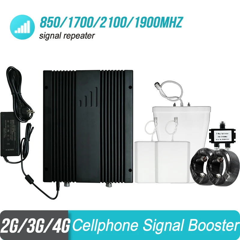 Powerful 850/1700/2100/1900mhz Signal Amplifier 2G 3G 4G CDMA PCS AWS Cellular Receiver Repeater for Mexico/Chile/Argentina #6
Powerful 850/1700/2100/1900mhz Signal Amplifier 2G 3G 4G CDMA PCS AWS Cellular Receiver Repeater for Mexico/Chile/Argentina #6