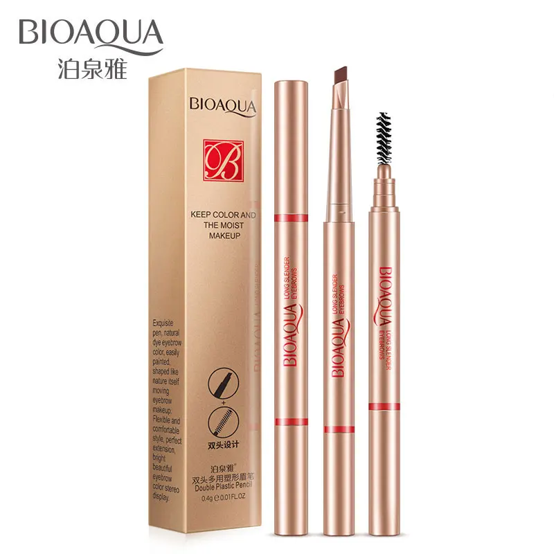 BIOAQUA Multifunction Automatic 3 Color Eyebrow Pen for Long Lasting Waterproof Eyebrow beauty Pencil With Eyebrow Makeup Brush
BIOAQUA Multifunction Automatic 3 Color Eyebrow Pen for Long Lasting Waterproof Eyebrow beauty Pencil With Eyebrow Makeup Brush