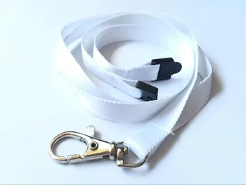 New Arrival White Color Plain Polyester Neck Lanyard Strap With Breakaway For ID Name Badge Holder Key Holder 1pcs
New Arrival White Color Plain Polyester Neck Lanyard Strap With Breakaway For ID Name Badge Holder Key Holder 1pcs