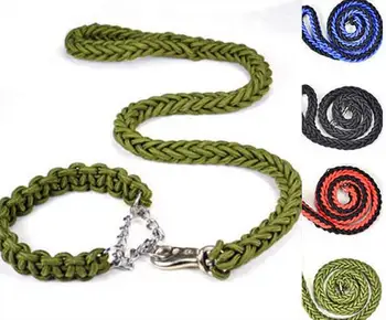 Braided Nylon Large Dogs Collars Leash Half P-chain Lead Harness Rope Chain for Braided Dog Puppy Pitbull Golden Retriever
Braided Nylon Large Dogs Collars Leash Half P-chain Lead Harness Rope Chain for Braided Dog Puppy Pitbull Golden Retriever