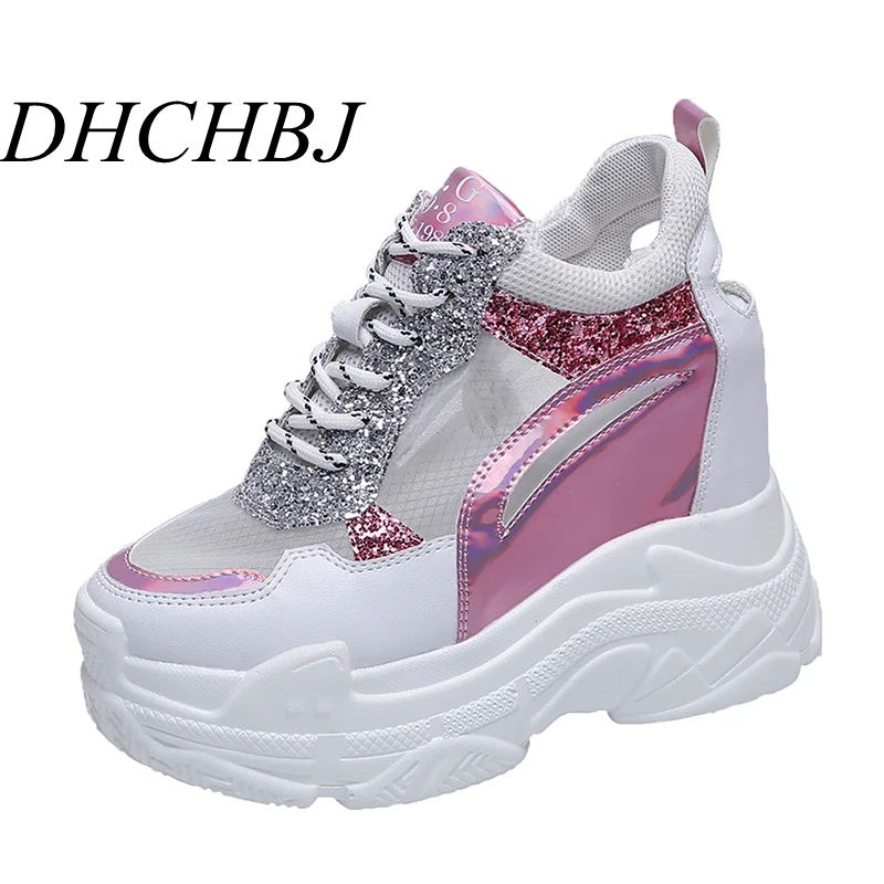 Summer Women Sneakers Mesh High Platform Trainers White Shoes 11CM Heels Wedges Sandals Breathable Woman Casual Summer Shoes
Summer Women Sneakers Mesh High Platform Trainers White Shoes 11CM Heels Wedges Sandals Breathable Woman Casual Summer Shoes