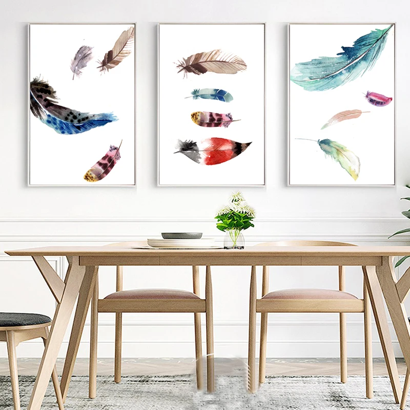 RELIABLI ART Nordic Poster Print Creative Feather Wall Painting Pop Art For Living Room Decorative Modular Pictures Unframed
RELIABLI ART Nordic Poster Print Creative Feather Wall Painting Pop Art For Living Room Decorative Modular Pictures Unframed