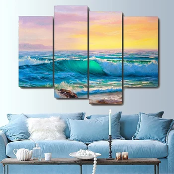 Sea Wave Sunrise Pintura Canvas Painting Calligraphy Poster And Prints Living Room House Wall Decor Art Home Decoration Picture
Sea Wave Sunrise Pintura Canvas Painting Calligraphy Poster And Prints Living Room House Wall Decor Art Home Decoration Picture