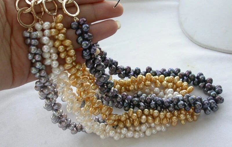 FREE shipping> z3532 HOT wholesale 4s 18" rice FW CULTURED PEARL necklace 6.07 
FREE shipping> z3532 HOT wholesale 4s 18" rice FW CULTURED PEARL necklace 6.07