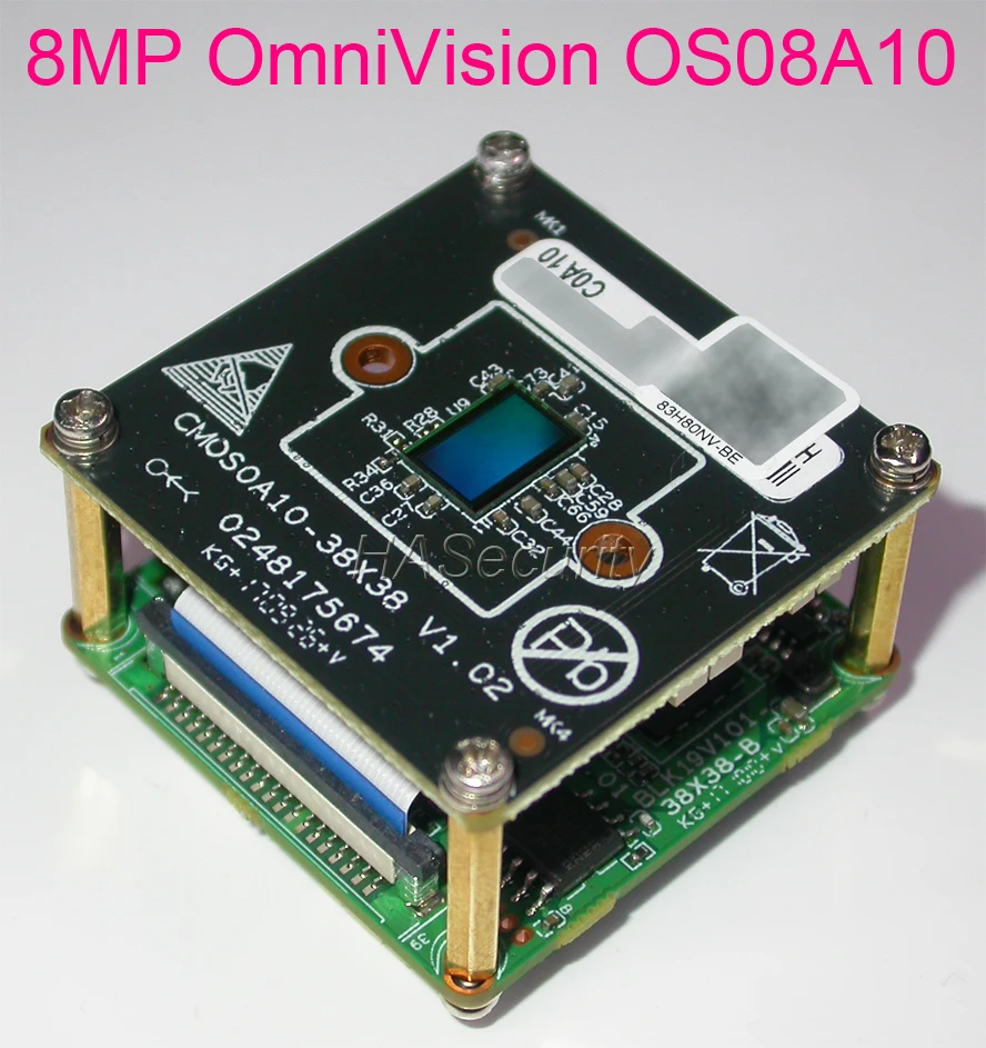 8.0MP (4K / 2K) H.265 IPC 1/1.8" OmniVision OS08A10 CMOS sensor + Hi3516A V200 IP CCTV camera PCB board module (optional parts)
8.0MP (4K / 2K) H.265 IPC 1/1.8" OmniVision OS08A10 CMOS sensor + Hi3516A V200 IP CCTV camera PCB board module (optional parts)