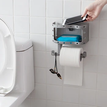 Double layer Bathroom Paper Phone Holder with Shelf Mobile Phones Towel Plastic storage Rack Toilet Paper Holder Tissue Boxes
Double layer Bathroom Paper Phone Holder with Shelf Mobile Phones Towel Plastic storage Rack Toilet Paper Holder Tissue Boxes