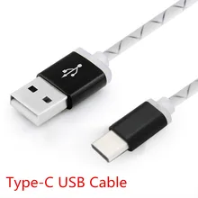Type-C 3.1 USB FastCharger Data Sync Charging Cable for Nokia N1/Letv One/Pro/Xiaomi Mi4c for Nexus 5X 6P Charge For Oneplus Two
